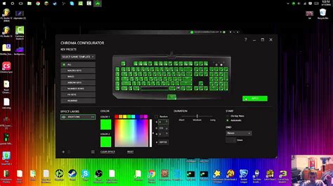 Click the effect you wish to add under ADD EFFECT. . Razer chroma download